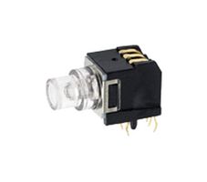C&K COMPONENTS K5V1 BU 43 T Tactile Switch, Blue, K5V Series, Side Actuated, Through Hole, Round Button, 400 gf, 100mA at 32VDC