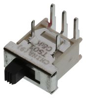 C&K COMPONENTS TS01AQE Slide Switch, Tiny, SPDT, On-None-On, Through Hole, TS Series, 3 A, 120 V