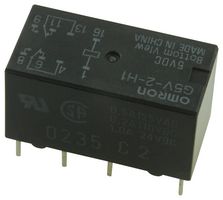 OMRON ELECTRONIC COMPONENTS G5V-2-H1 DC5 Signal Relay, 5 VDC, DPDT, 1 A, G5V-2 Series, Through Hole, Non Latching