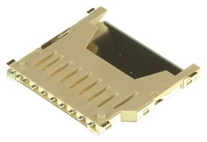 C&K COMPONENTS KSC221G LFS Memory Card Connector, SD, Push-Pull, 9 Contacts, Phosphor Bronze, Gold Plated Contacts