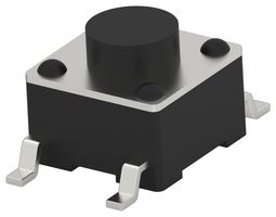 AMP - TE CONNECTIVITY 4-1437565-2 Tactile Switch, FSMJSM Series, Top Actuated, Surface Mount, Round Button, 160 gf, 50mA at 24VDC