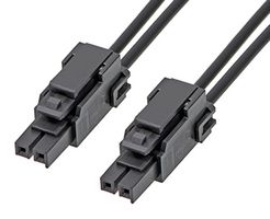 MOLEX 217465-1022 Cable Assembly, Ultra-Fit Receptacle to Ultra-Fit Receptacle, 2 Positions, 3.5 mm, 1 Row, 300 mm