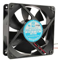 ORION FANS OD1238-12HHBIP68 DC Axial Fan, 12 V, Square, 120 mm, 38 mm, Ball Bearing, 135.8 CFM