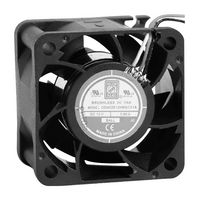 ORION FANS OD4028-12HBXC DC Axial Fan, 12 V, Square, 40 mm, 28 mm, Ball Bearing, 22 CFM