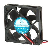 ORION FANS OD5010-12MB02A DC Axial Fan, 12 V, Square, 50 mm, 10 mm, Ball Bearing, 10 CFM