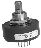 GRAYHILL 63R128 Rotary Encoder, Optical, Incremental, 128 PPR, 0 Detents, Vertical, Without Push Switch