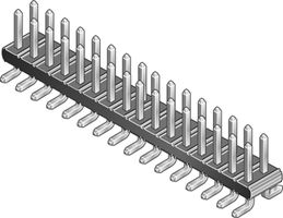 AMPHENOL COMMUNICATIONS SOLUTIONS 57202-G52-22LF Pin Header, Pin Header, Board-to-Board, 2 mm, 2 Rows, 44 Contacts, Surface Mount