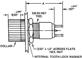 PANASONIC TNPW08055K10BEEA Lamp Holder, 250 Series, Turret Terminals, Aluminium, 507 Series Panel Mount Indicators