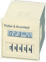 TE CONNECTIVITY - POTTER&BRUMFIELD CNT-35-26 Panel Mount Timer, Multifunction, Time Delay, 12 VDC, 0.1 s, 9990 h, 45 mm, 45 mm