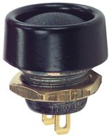 ITW SWITCHES 59-311 Industrial Pushbutton Switch, 59 Series, 13.6 mm, SPST-NO-DB, Momentary, Round, Black