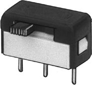 APEM 25549NA Slide Switch, DPST, On-Off-On, 25000N Series, 4 A, 250 V