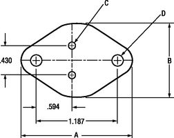OMEGA 5SRTC-GG-K-30-72 Thermal Insulator, Transistor Insulator, Mica, 0.076 mm