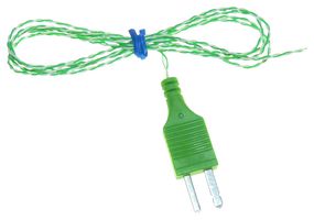 LABFACILITY XF-1206-FAR Thermocouple, Moulded-on Plug, IEC, K, -75 °C, 250 °C, 3.3 ft, 1 m