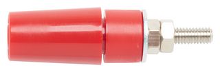 POMONA 73098-2 Banana Test Connector, Jack, Panel Mount, 32 A, 1 kV, Red