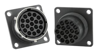 SOURIAU-SUNBANK / EATON UTG016-19SH Circular Connector, Standard Circular Connector, Trim Trio UTG Series, Wall Mount Receptacle