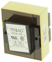 TRIAD MAGNETICS VPP20-500 PCB Transformer, Dual Bobbin, Dual Bobbin, 2 x 115V, 2 x 10V, 10 VA, 50Hz / 60Hz