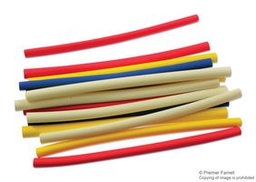 PRO POWER FPA-016-6016-AST Heat Shrink Tubing Kit, 16 6" Long Pieces in 4 Sizes and Colors, Polyolefin