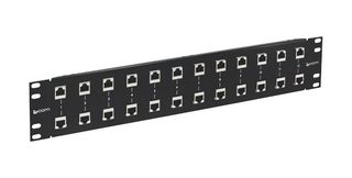 L-COM RMSP-CAT5S-12 Surge Protector, Lightning Surge Protector, 12 Ports, Rack
