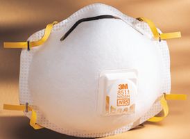 3M 8511 -  Respirator, Cool Flow™ Valve, 8511 Series, Disposable, N95, NIOSH