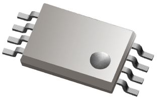 MICROCHIP MCP607-I/ST Operational Amplifier, Dual, 2 Channels, 155 kHz, 0.08 V/µs, 2.5V to 5.5V, TSSOP, 8 Pins