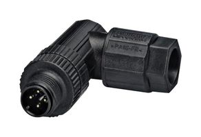 PHOENIX CONTACT 1424692 Sensor Connector, M12, Male, 4 Positions, Screw Pin, Right Angle Cable Mount