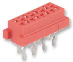 TE CONNECTIVITY - AMP 7-215079-4 PCB Receptacle, Board-to-Board, 1.27 mm, 2 Rows, 4 Contacts, Through Hole Mount