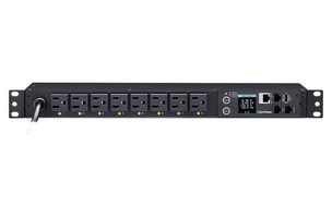CYBER POWER SYSTEMS PDU41001 Power Distribution, 8 Outlets, 120 V, 15 A, 112 mm, 433.1 mm, 3.7 m