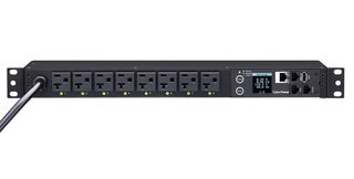 CYBER POWER SYSTEMS PDU41002 Power Distribution, 8 Outlets, 120 V, 20 A, 112 mm, 433.1 mm, 3.7 m