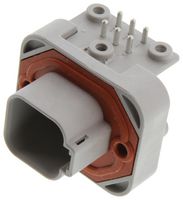 TE CONNECTIVITY - DEUTSCH DT13-6P Automotive Connector, DT Series, Right Angle Receptacle, 6 Contacts, PCB Pin