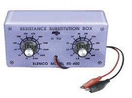 ELENCO K-37 Resistor Substitution Box, Variable Resistance, 10ohm to 1MOhm