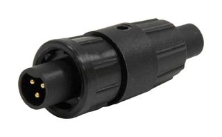 SWITCHCRAFT/CONXALL 16280-3PG-318 Circular Connector, Sealed Circular Connector, Micro-Con-X Series, Cable Mount Plug, 3 Contacts