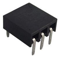 HARWIN M20-7890346 PCB Receptacle, Board-to-Board, 2.54 mm, 1 Rows, 3 Contacts, Through Hole Straight, M20 Series