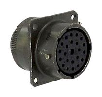 ITT CANNON MS3120E10-6S Circular Connector, MIL-DTL-26482 Series I, MS3120 Series, Wall Mount Receptacle, 6 Contacts