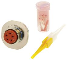 AMPHENOL AEROSPACE MS3454L18-11P Circular Connector, MIL-DTL-5015 Series, MS3454 Series, Jam Nut Receptacle, 5 Contacts, Crimp Pin