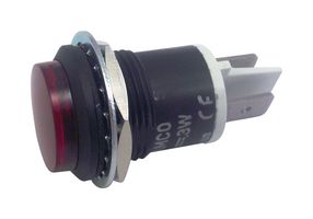 WAMCO WL-557-1503-303Q LED Panel Mount Indicator, Red, 14 VDC, 0.69 ", 20 mA, 3 cd, NEMA 3R