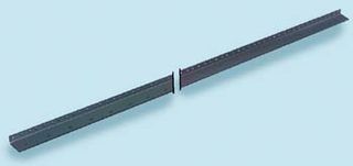 PENN ELCOM R0821 DIN Mounting Rail, Standard 19" rack applications, 2 m, 38.91 mm