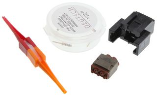 TE CONNECTIVITY ABC03N-20P Rectangular Connector, ABC Series, 5 Contacts, Receptacle, Crimp, 2 Row