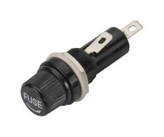 EATON ELECTRONICS BK16-HTJ-601I Cartridge Fuse Holder, 1 Pole, 10 A, 250 VAC, Solder, 1/4" x 1-1/4"