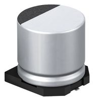PANASONIC EEEHB0J330AR SMD Aluminum Electrolytic Capacitor, Radial Can - SMD, 33 µF, 6.3 V, 2000 hours @ 105°C, Polar