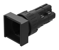 EAO 31-282.0252 Pushbutton Switch, 31 Series, 16 mm, DPST-NO, DPST-NC, Maintained, Square