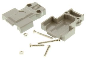 NORCOMP 976-025-020R121 D Sub Backshell, ARMOR 976 Series, DB, 180°, ABS (Acrylonitrile Butadiene Styrene) Body