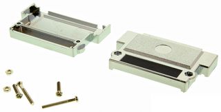 NORCOMP 976-037-020R121 D Sub Backshell, ARMOR 976 Series, DC, 180°, ABS (Acrylonitrile Butadiene Styrene) Body
