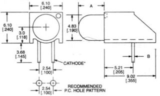 DIALIGHT 550-0707F Circuit Board Indicator, Green, 1 LEDs, Through Hole, T-1 3/4 (5mm), 12 mA, 8 mcd