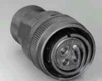 AMPHENOL INDUSTRIAL DL3102A18-10P Circular Connector, DL Series, MIL-DTL-5015 Series, Box Mount Receptacle, 4 Contacts, Solder Pin
