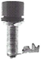 ABBATRON HH SMITH 286-103 Banana Test Connector, Jack, Panel Mount, 15 A, 1 kV, Nickel Plated Contacts, Black