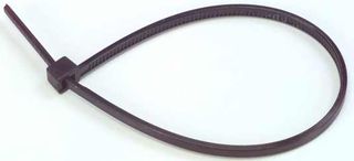 MCM 21-3556 Cable Tie, Standard, Bent Tail, Nylon 6.6 (Polyamide 6.6), Black, 203 mm, 3.2 mm
