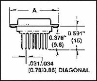 AMPHENOL COMMUNICATIONS SOLUTIONS L717DC37PF179