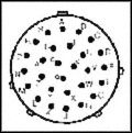 ITT CANNON 192926-0540 Circular Connector, Standard Circular Connector, Trident Ringlock Series, Cable Mount Plug