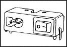 SCHURTER CMF2.1131.12 Un-Filtered IEC Power Entry Module, IEC C8, 6 A, 250 VAC, 1-Pole Switch