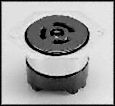 HUBBELL WIRING DEVICES HBL7489 Power Entry Connector, Power Entry, 15 A, Black, Stainless Steel Body, 250 V
